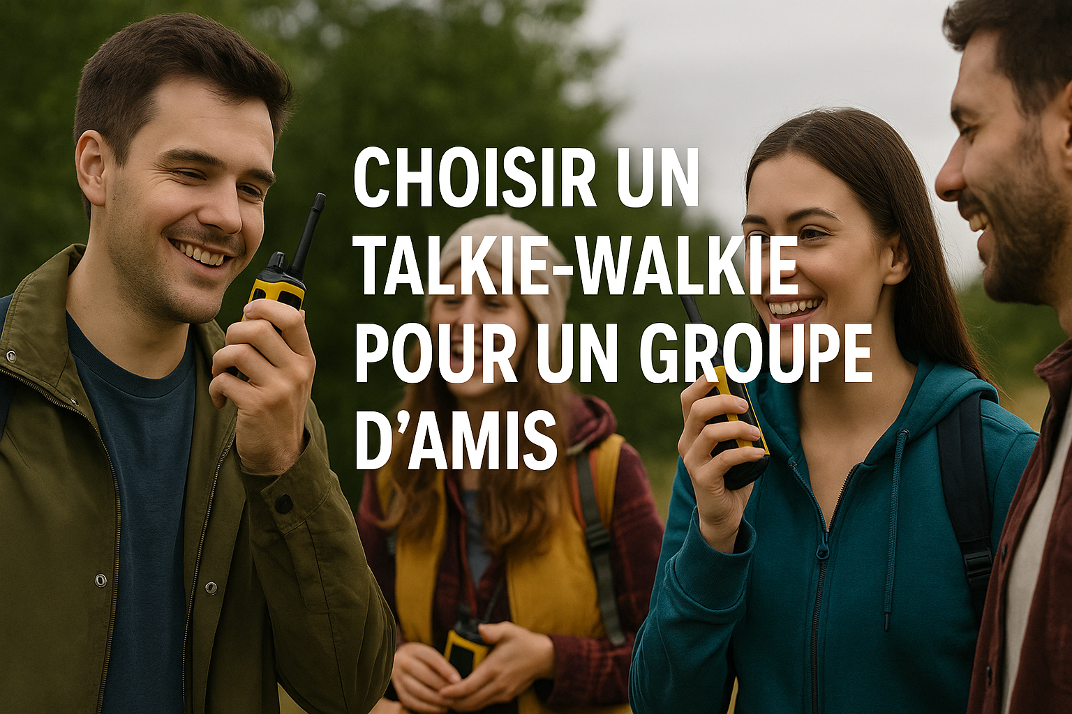 Choisir un Talkie Walkie pour un groupe d’amis