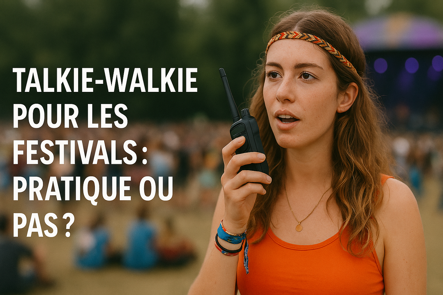 Talkie walkie pour les festivals : pratique ou pas ?