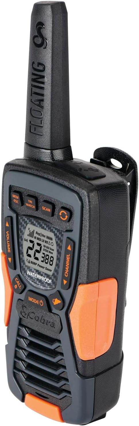 Pack de 2 Talkies Walkies Cobra ACXT1035R - Unviers Talkie