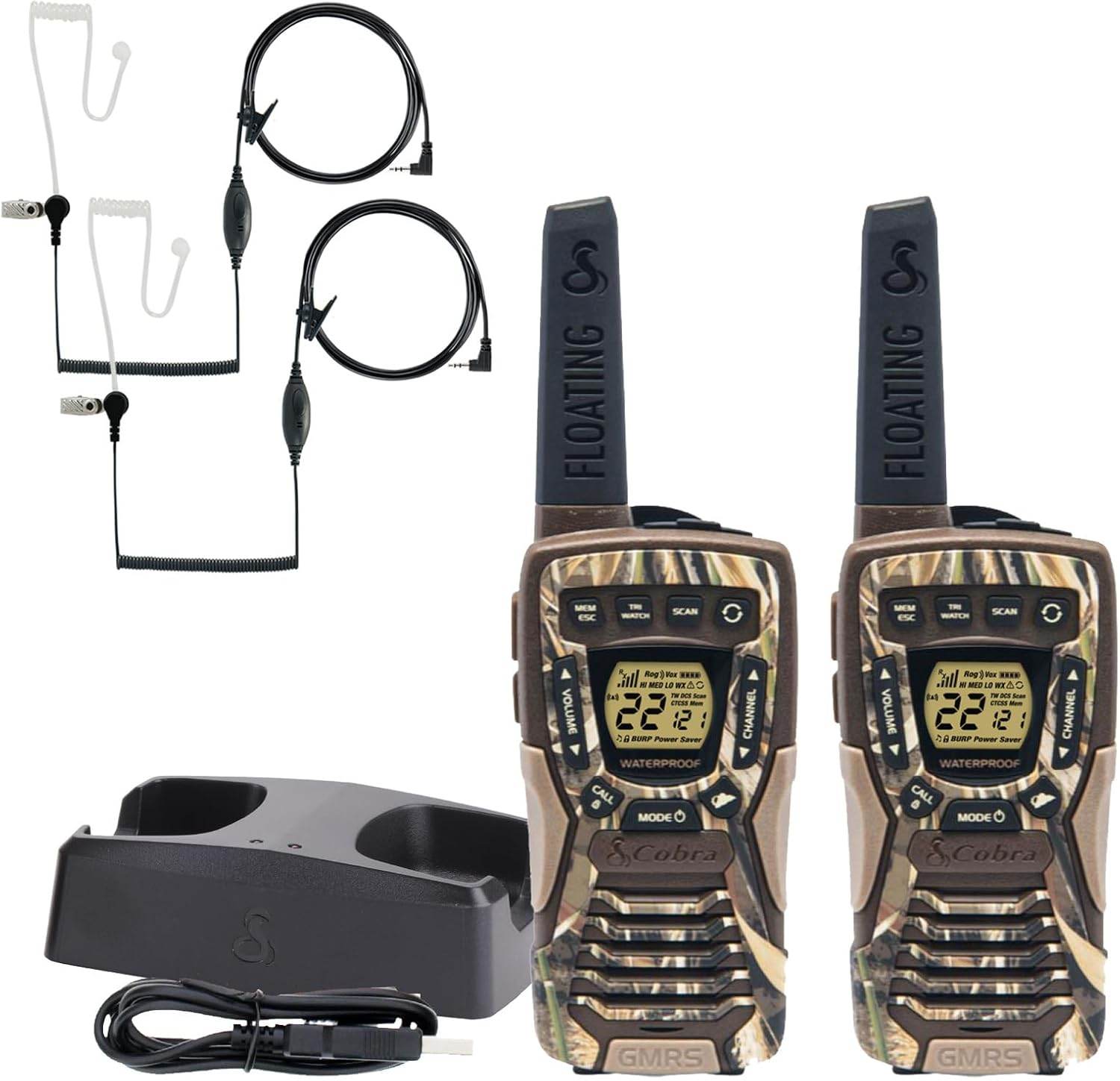 Pack de 2 Talkies Walkies Cobra ACXT1035R - Unviers Talkie