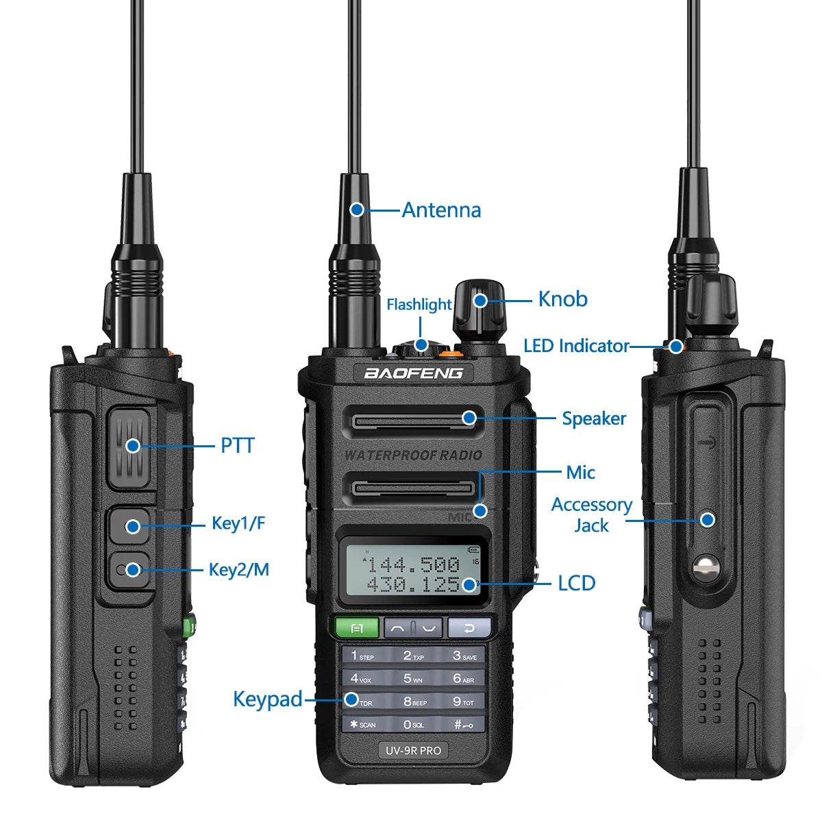 Talkie Walkie de Chasse Baofeng UV-9R - Unviers Talkie