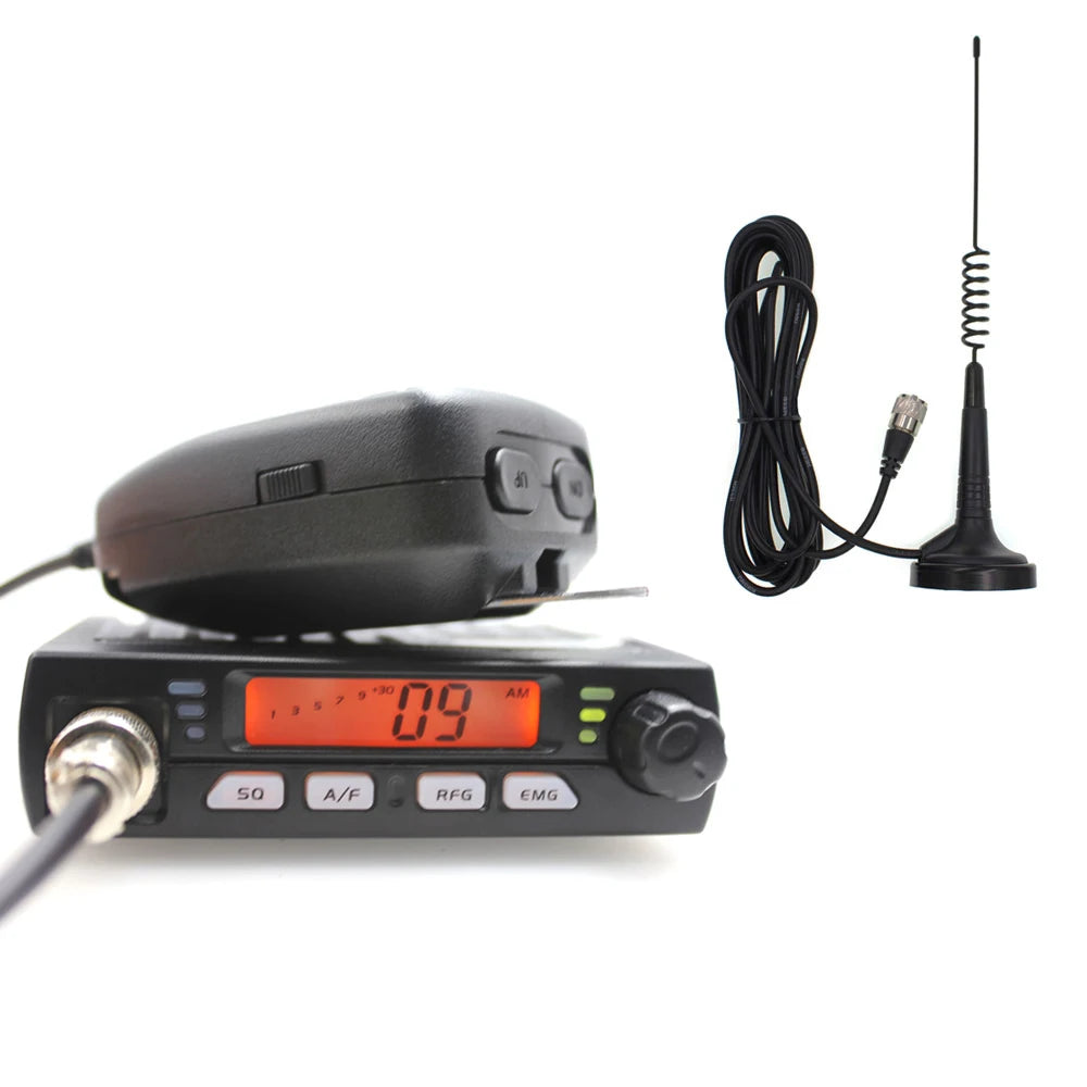Radio Émetteur Récepteur CB - Rouge Talkie Walkie Longue Portée