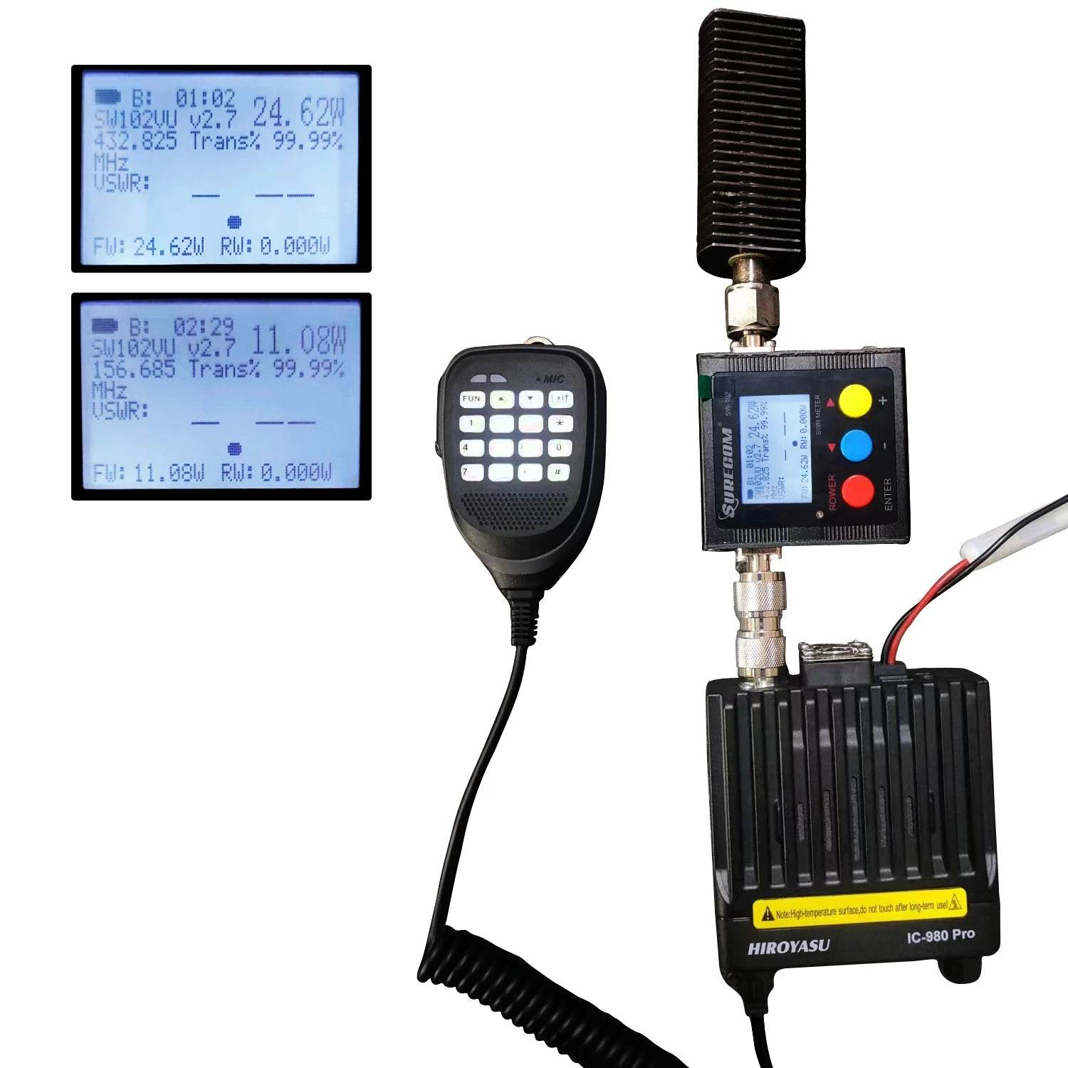 Radio Émetteur Récepteur Fixe HIROYASU IC-980 Pro - Unviers Talkie