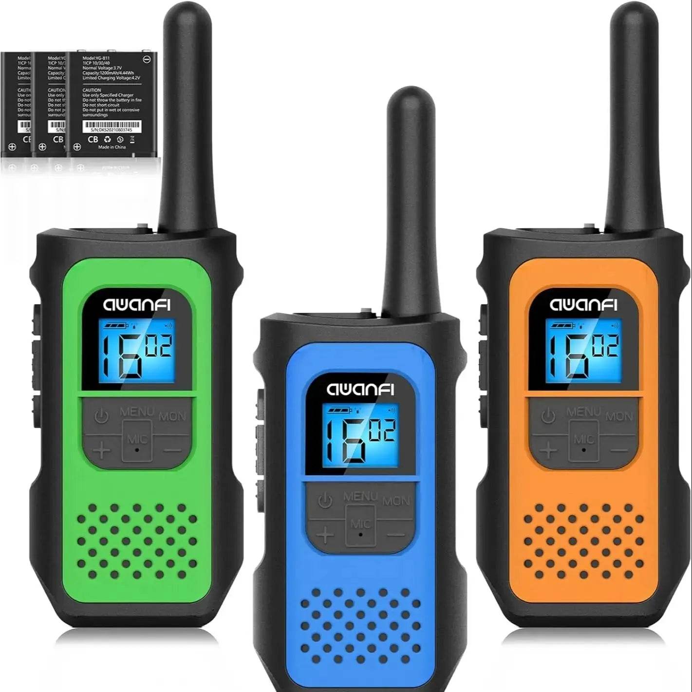 Pack de 3 Talkies Walkies enfant - Unviers Talkie