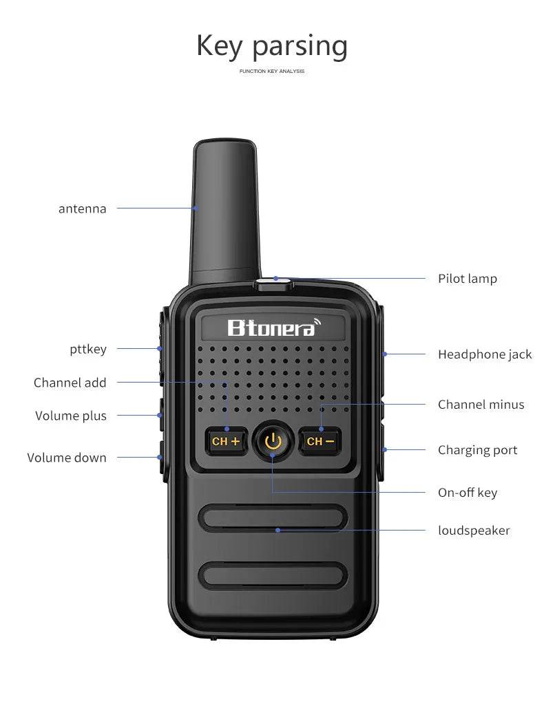 Talkie Walkie enfant longue portée - Unviers Talkie