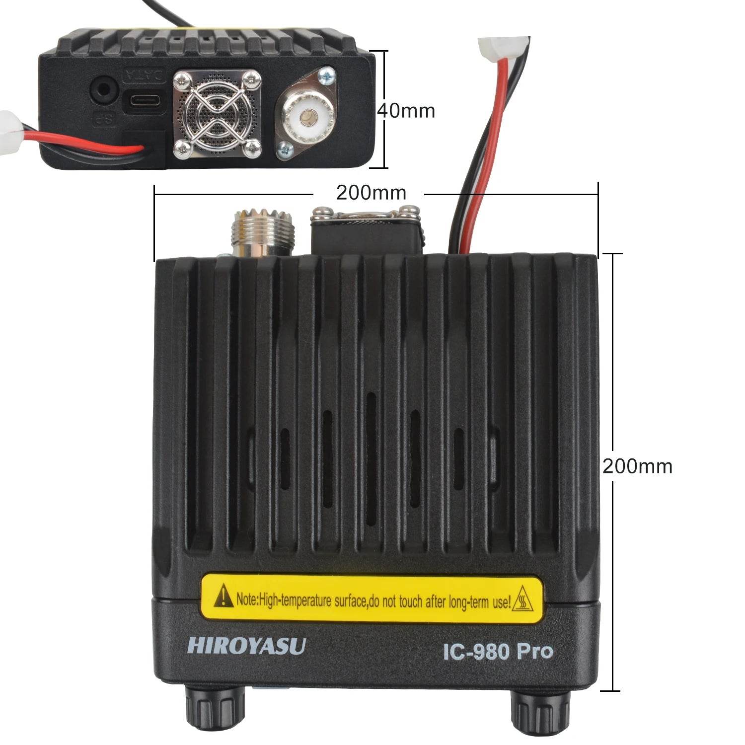 Radio Émetteur Récepteur Fixe HIROYASU IC-980 Pro - Unviers Talkie