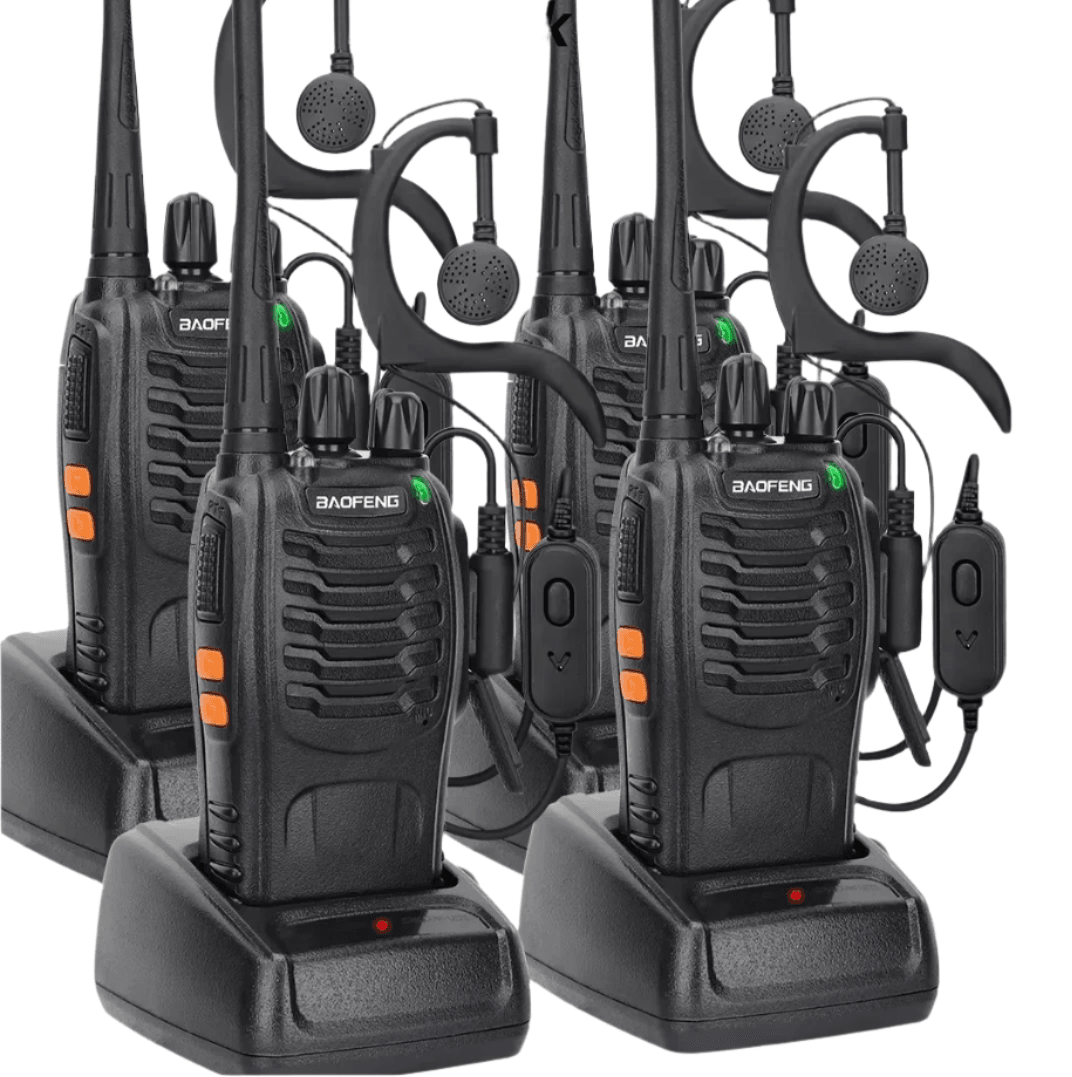 Pack de 4 Talkies Walkies longue portée Baofeng BF-888S V2 - Unviers Talkie