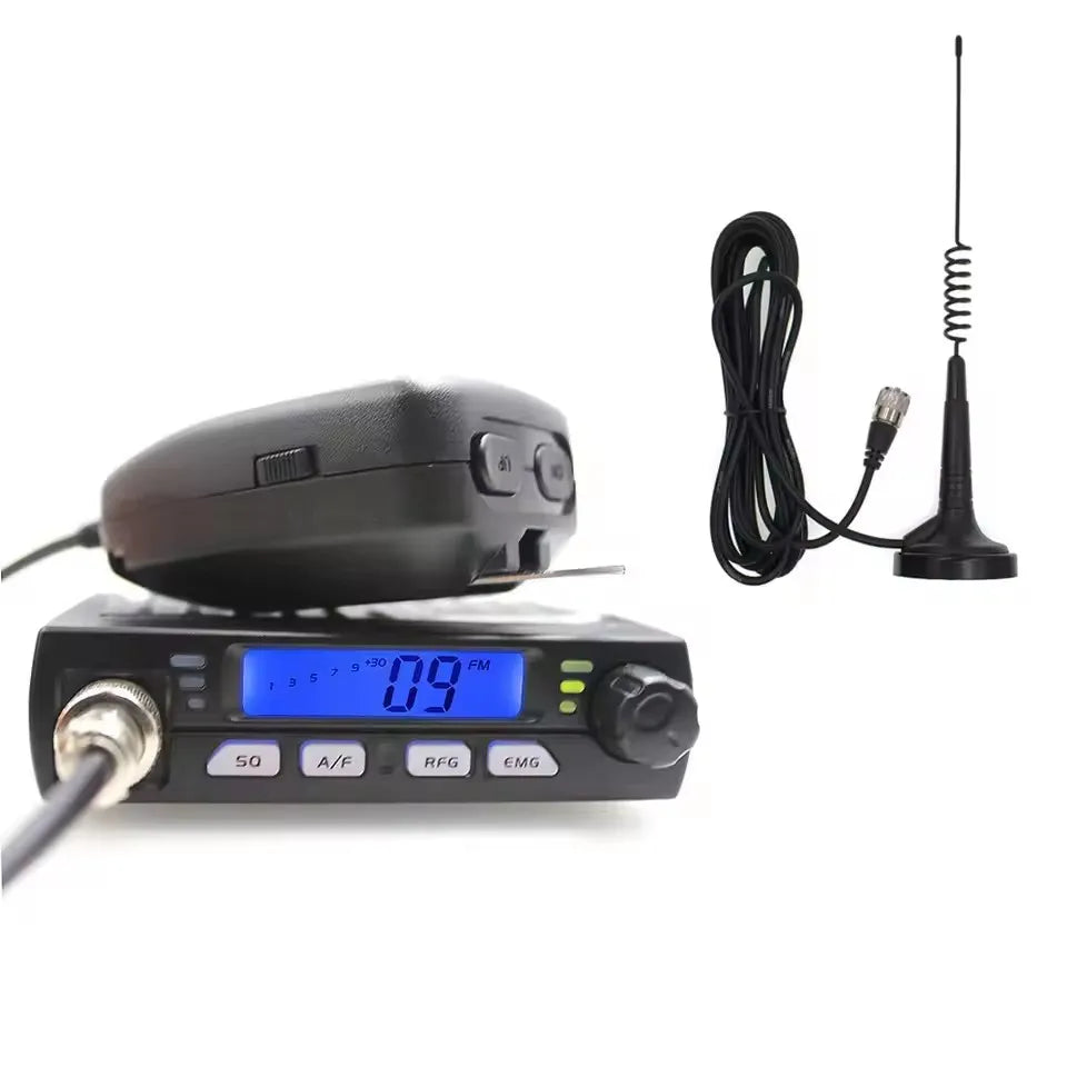 Radio Émetteur Récepteur CB - Bleu Talkie Walkie Longue Portée