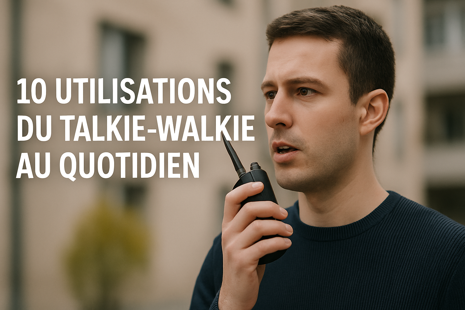 10 utilisations du talkie walkie au quotidien