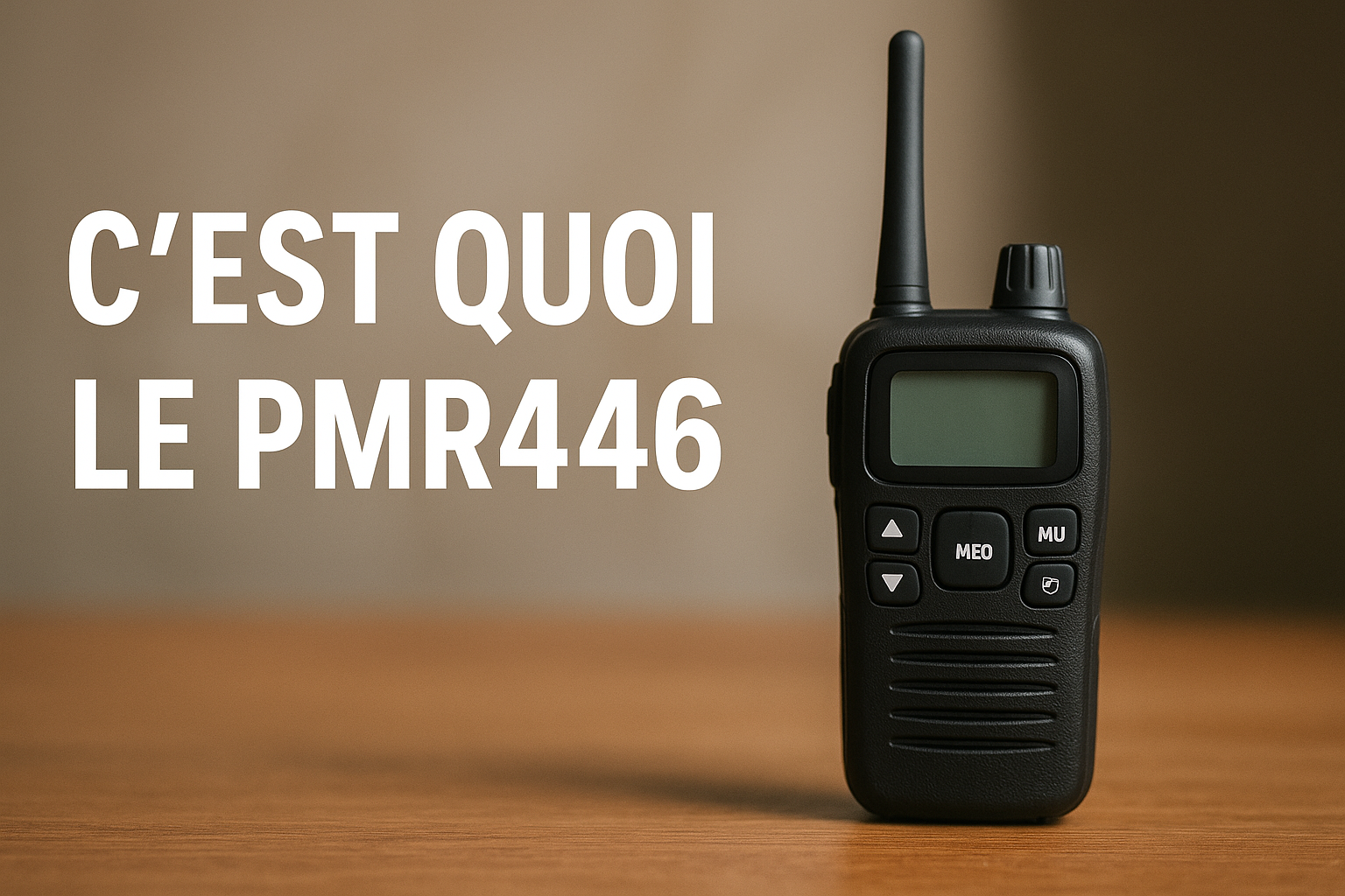 C'est quoi le PMR446 ? Image