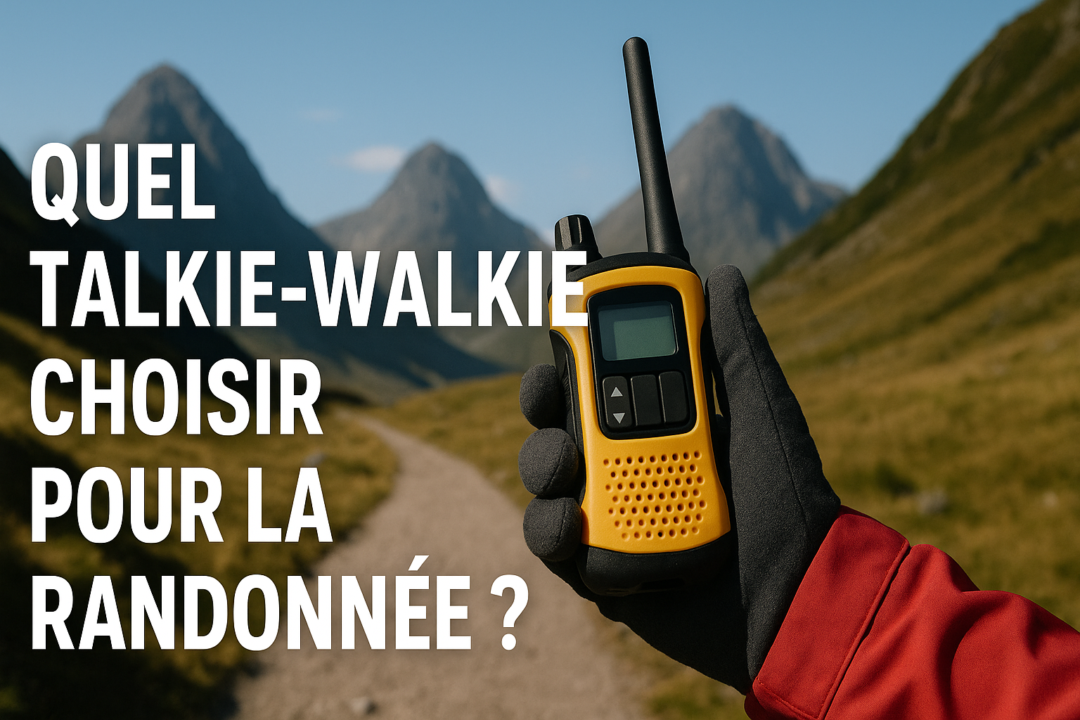 Quel talkie walkie choisir pour la randonnée