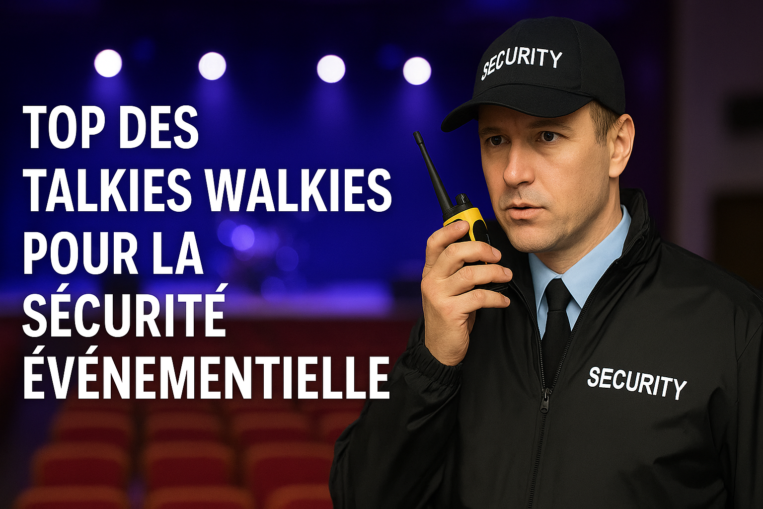 Top de talkies walkies pour la sécurité événementielle