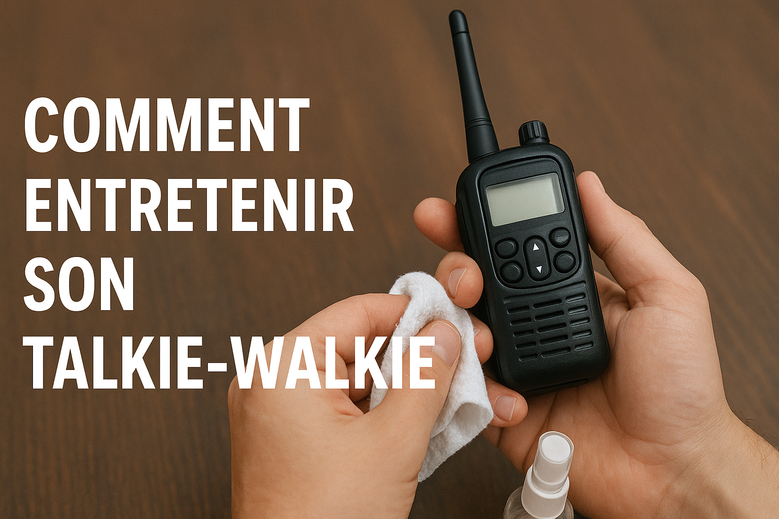Comment entretenir son talkie walkie ? Image