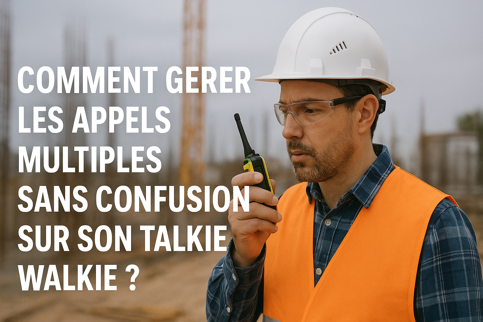 Comment gérer les appels multiples sans confusion sur son talkie walkie ? Image