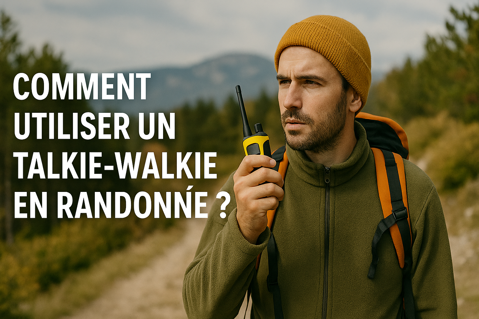 Comment utiliser un talkie walkie en randonnée ?