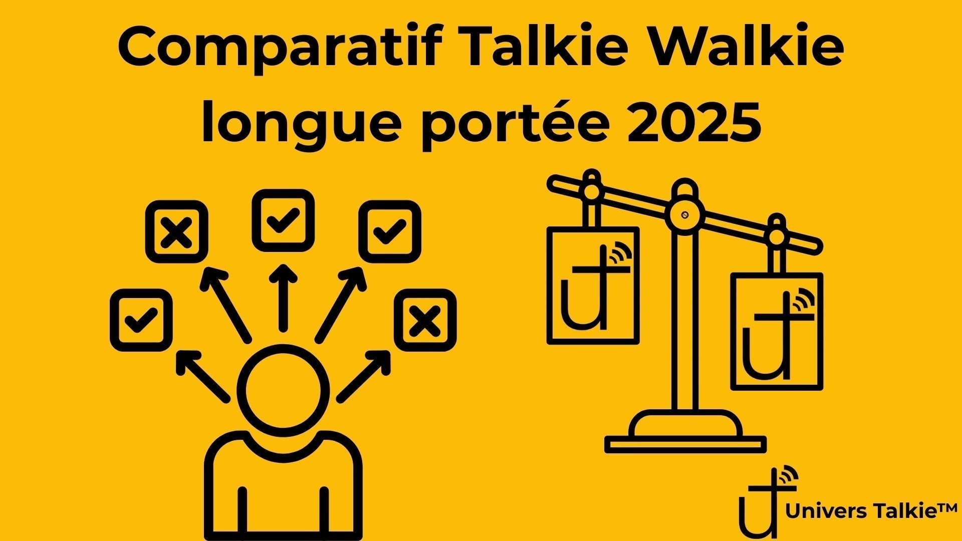 Comparatif talkie walkie longue portée 2025 Image