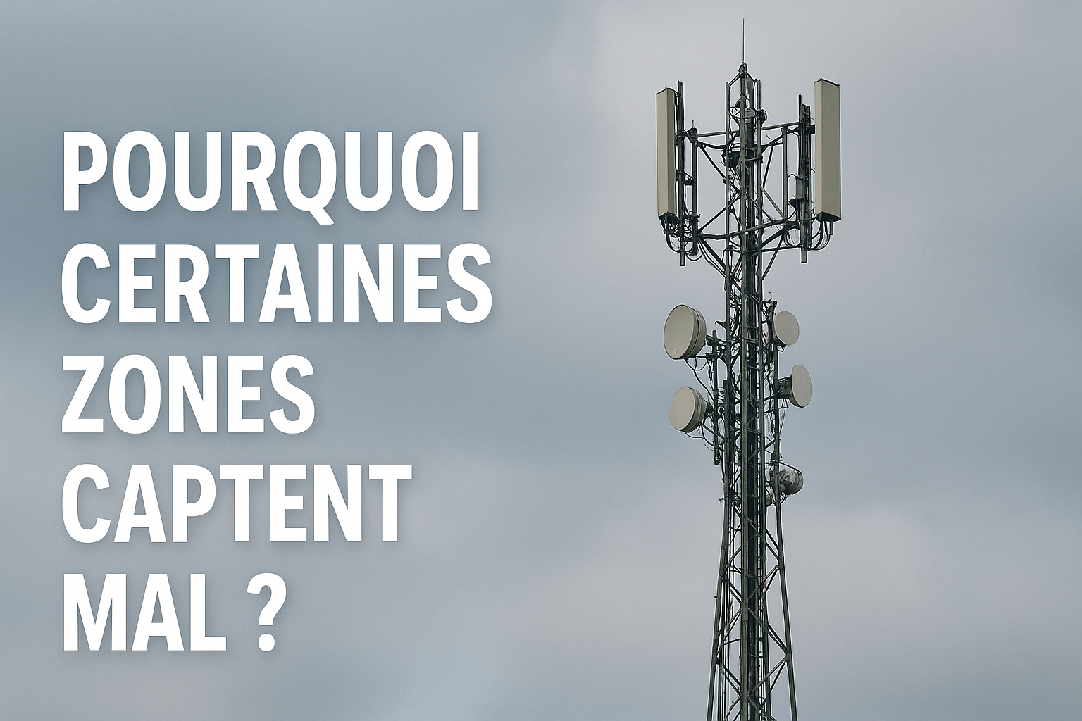 Pourquoi certaines zones captent mal ?  Image