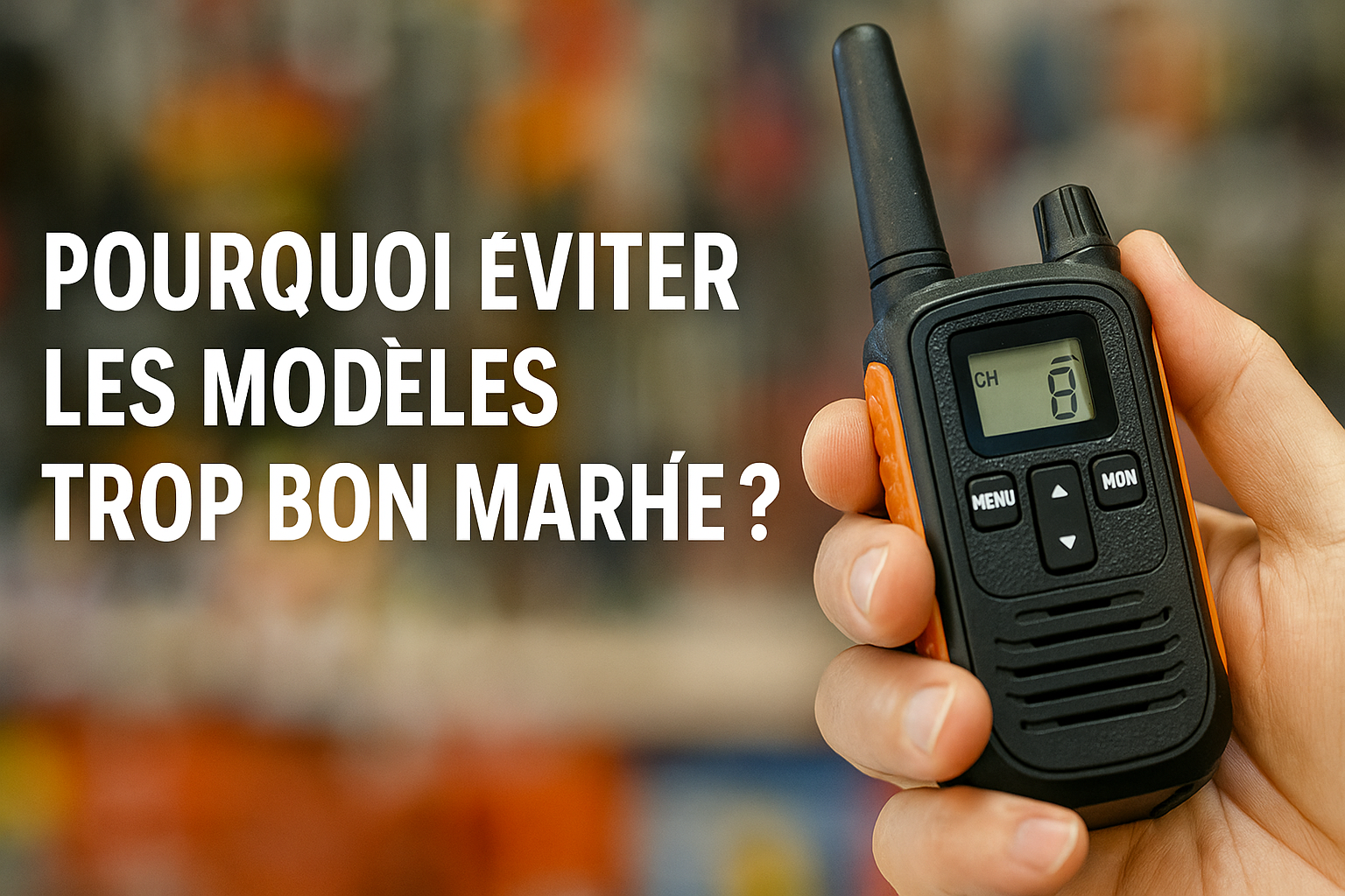 Pourquoi éviter les modèles trop bon marché ? Image