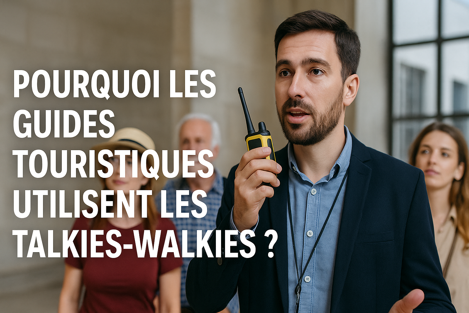 Pourquoi les guides touristiques utilisent les talkies walkies ?