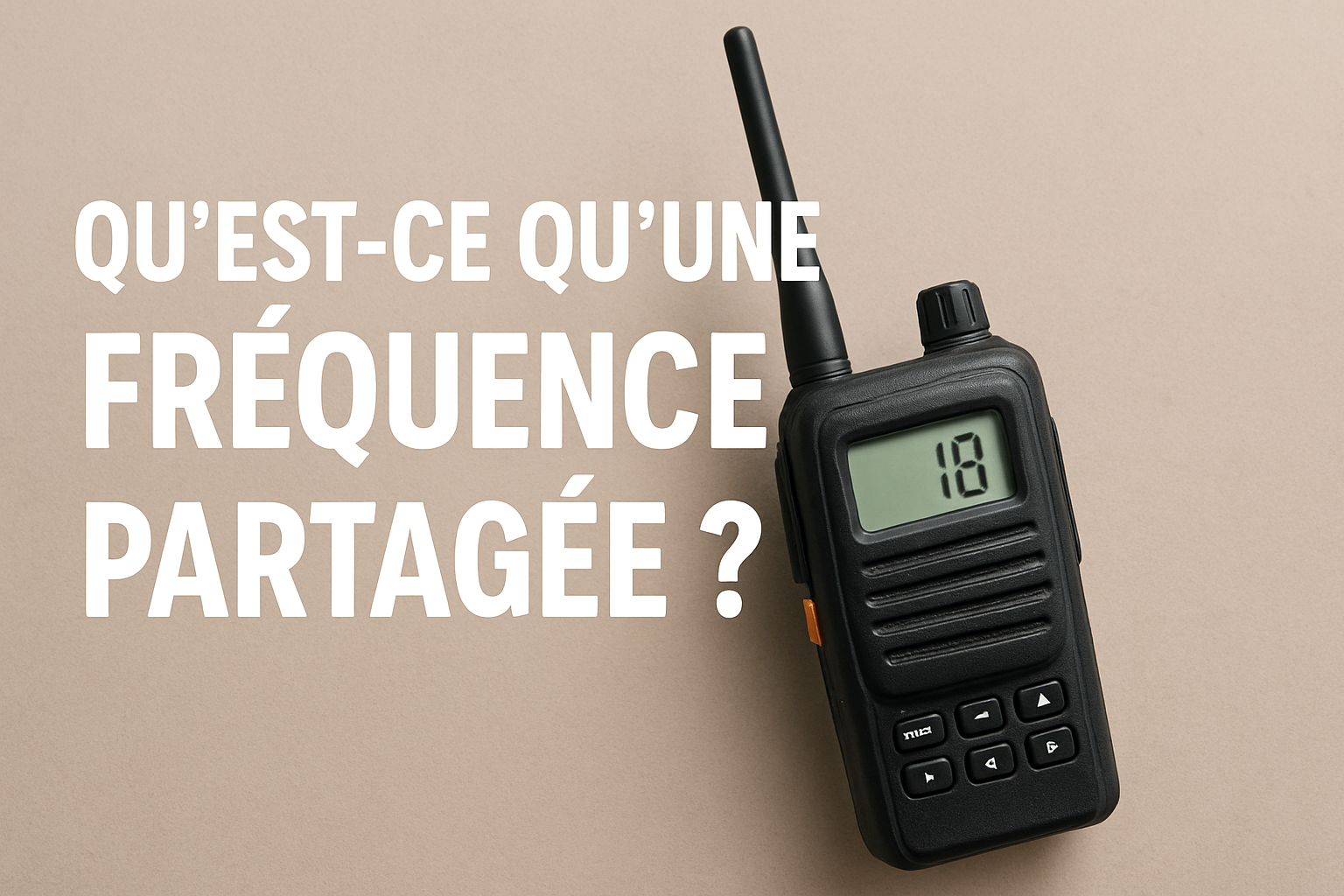 Qu’est-ce qu’une fréquence partagée ? Image