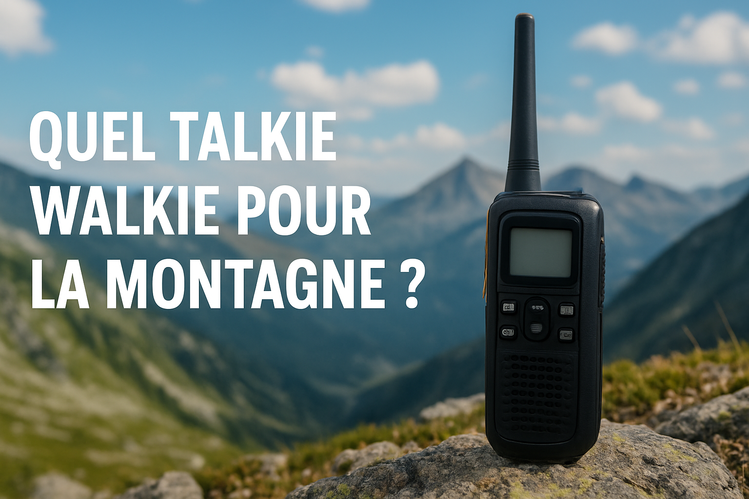 Quel Talkie Walkie pour la montagne ?