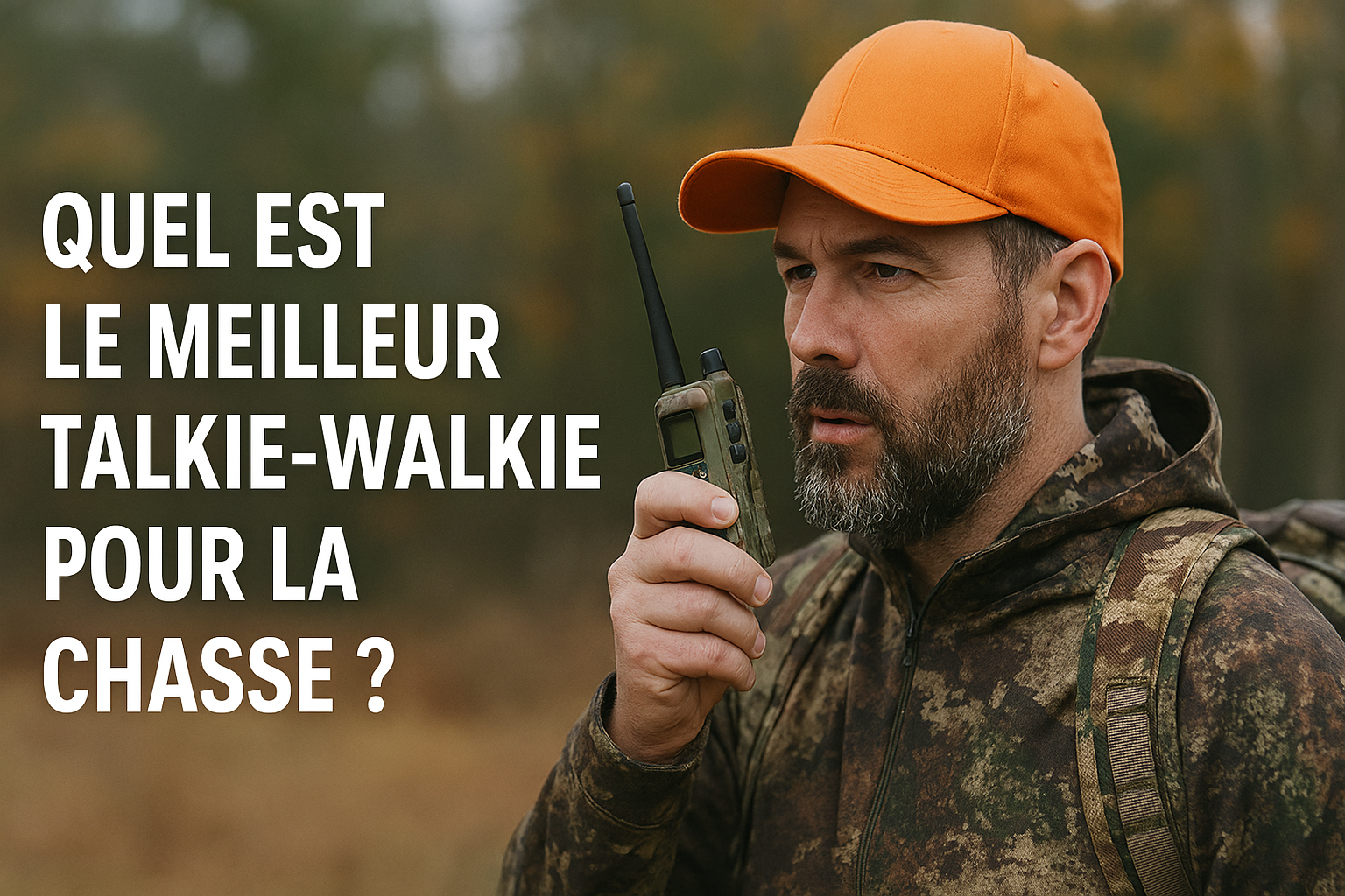 Quel est le meilleur Talkie Walkie pour la chasse ? Image