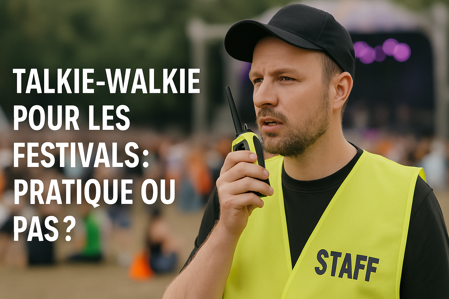 Sécuriser un événement avec des talkies walkies 