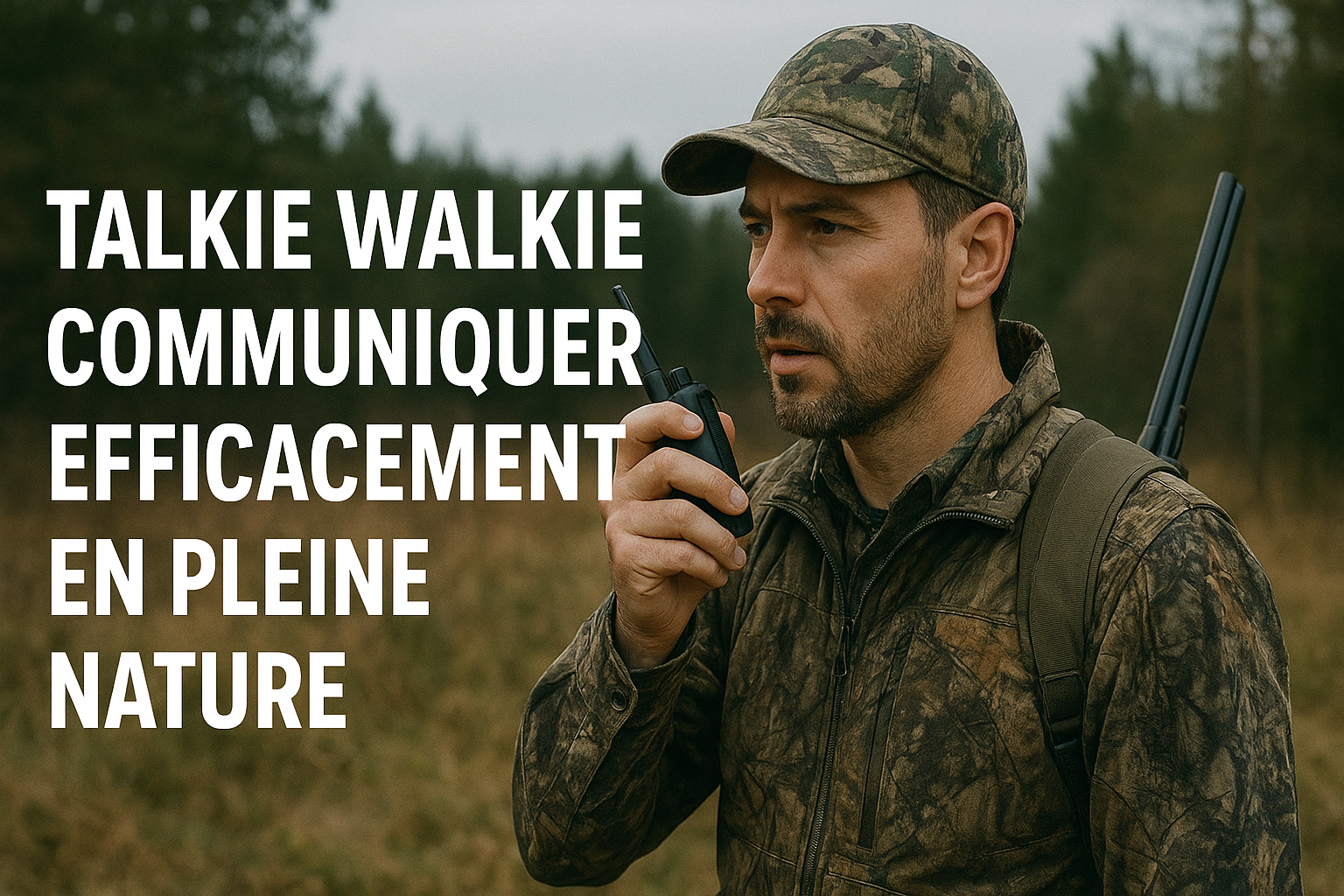 Talkie Walkie pour Chasseur : Communiquer Efficacement en Pleine Nature Image