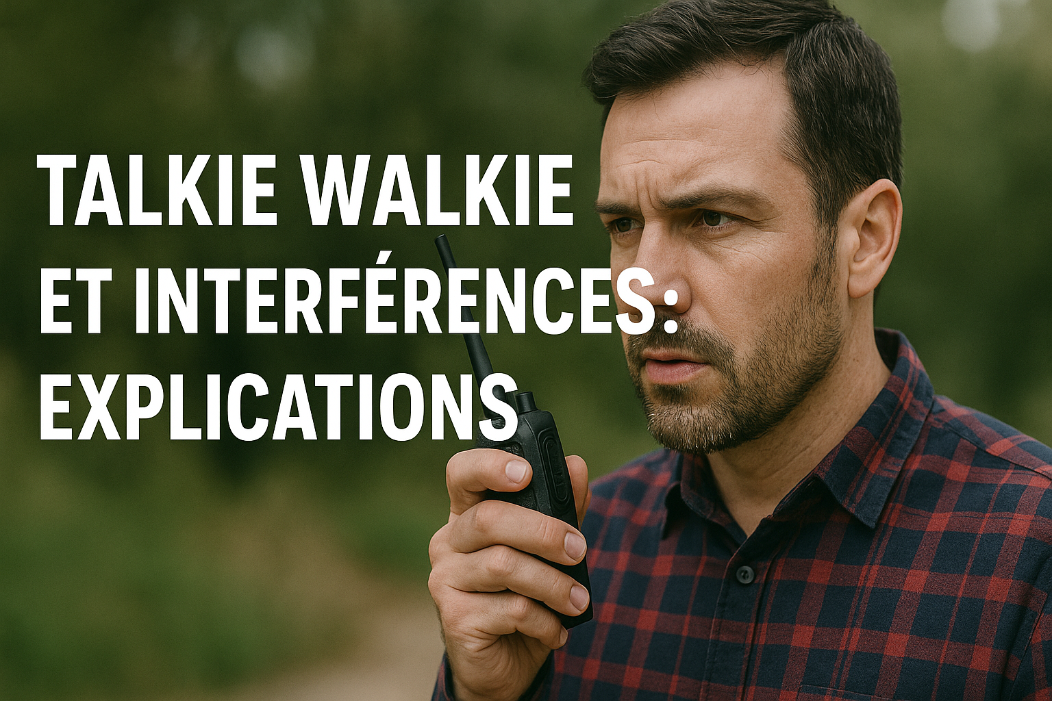 Talkie walkie et interférences : explications  Image