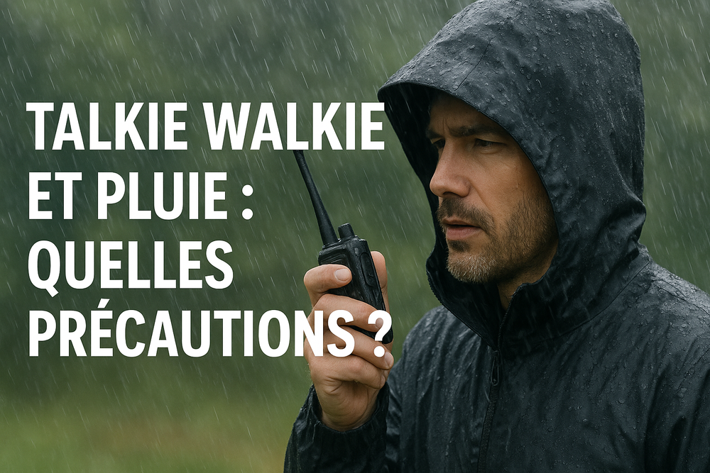 Talkie walkie et pluie : quelles précautions ?