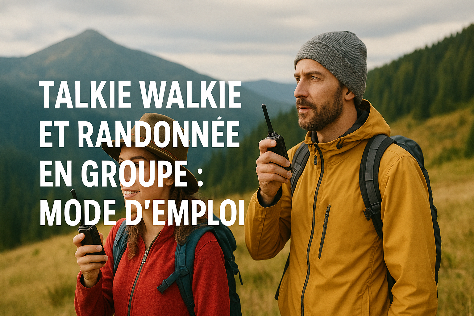 Talkie walkie et randonnée en groupe : mode d’emploi Image