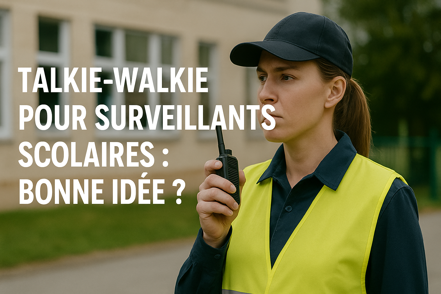 Talkie walkie pour surveillants scolaires : bonne idée ? Image