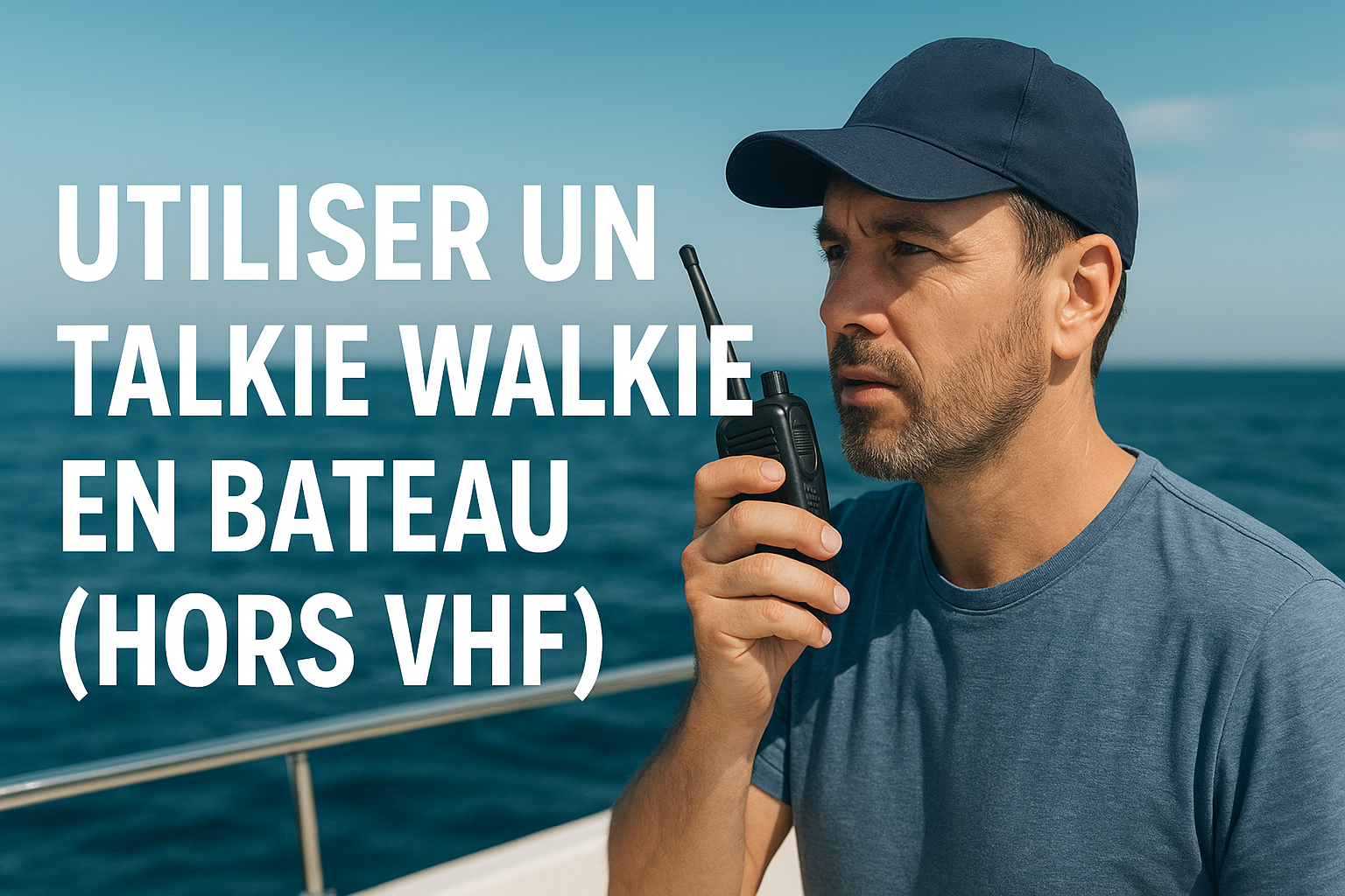 Utiliser un talkie walkie en bateau (hors VHF)