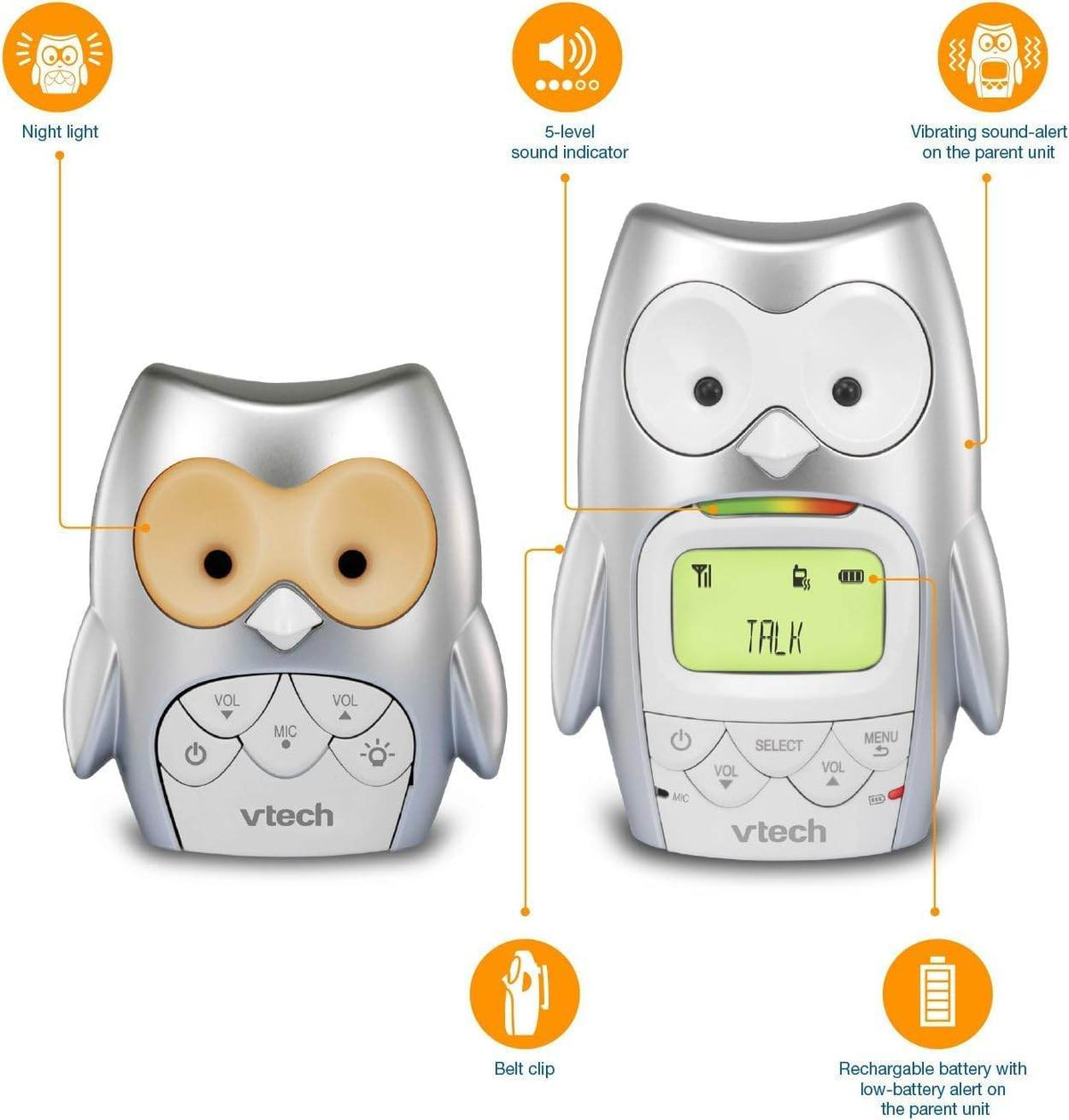 Babyphone Talkie Walkie Hibou Vtech - Unviers Talkie