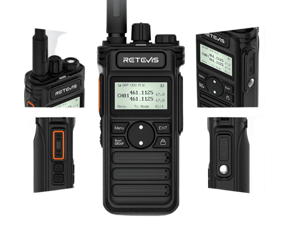 Talkie Walkie professionnel Retevis RT86S - Univers Talkie