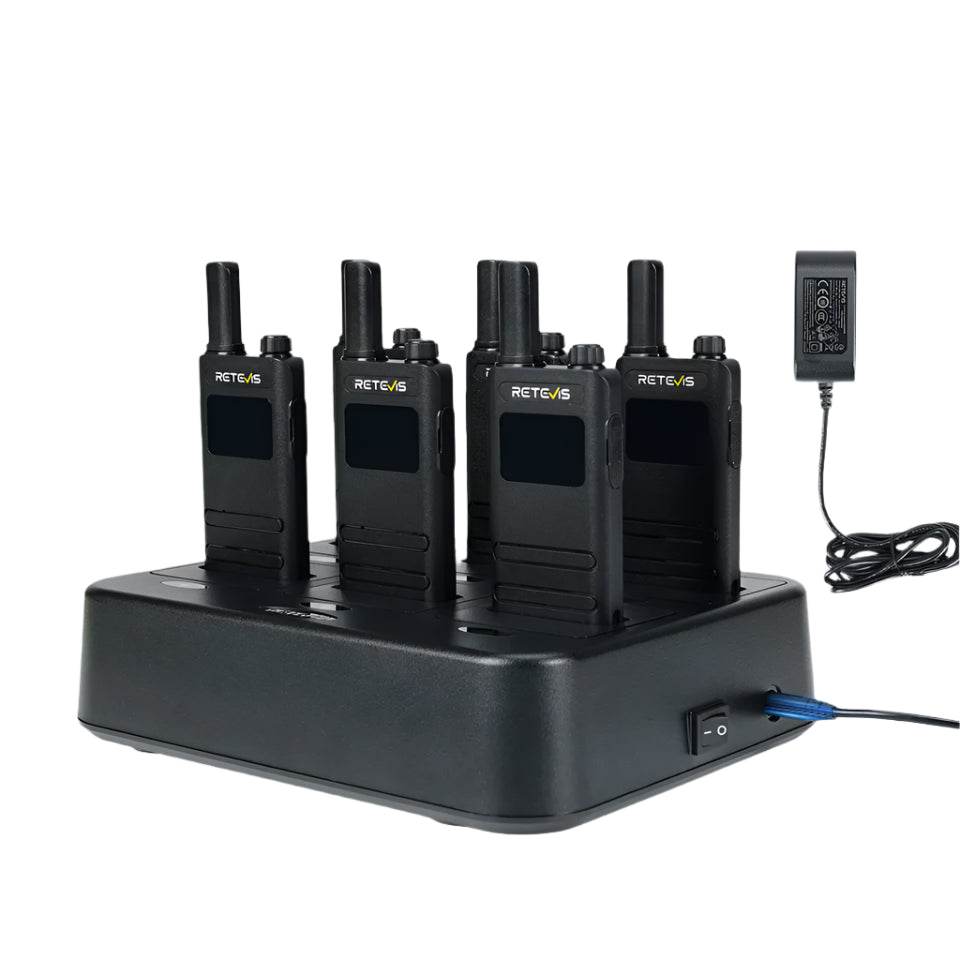 Kit de 6 Talkies Walkies Retevis rechargeables - Unviers Talkie