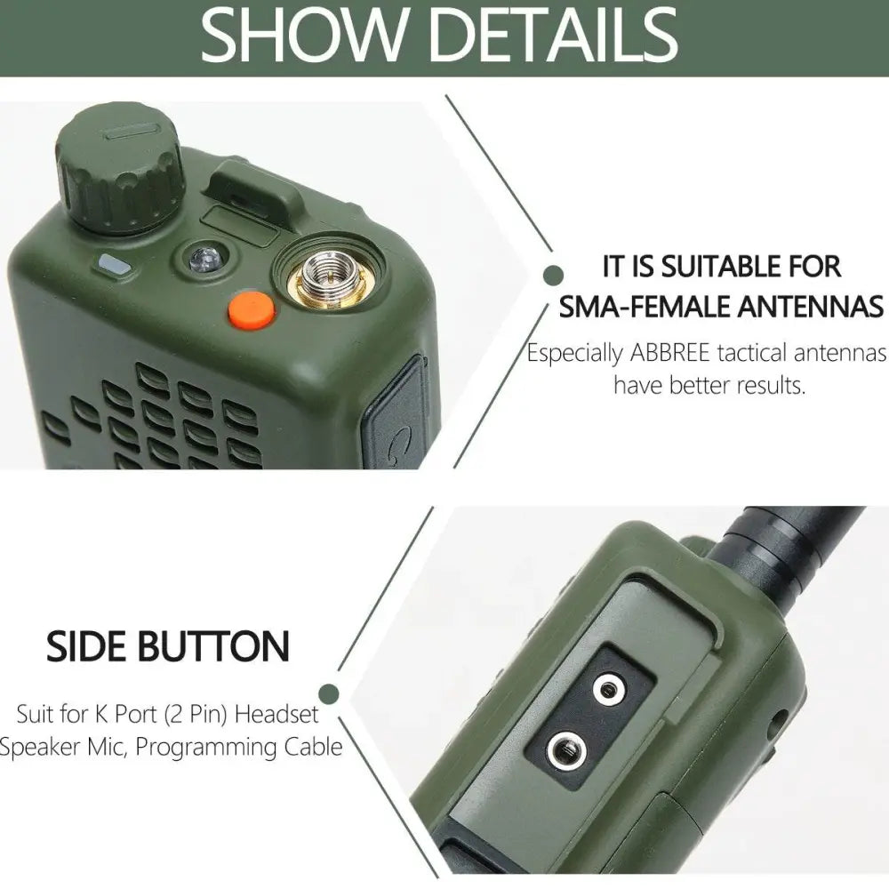 Talkie Walkie longue portée militaire Baofeng AR-152 15W - Unviers Talkie