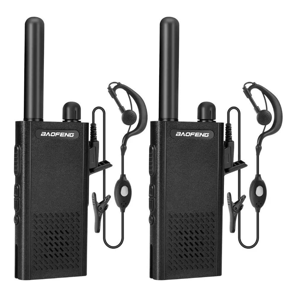 Kit de 2 Talkies Walkies avec Oreillettes Baofeng T26 - Univers Talkie