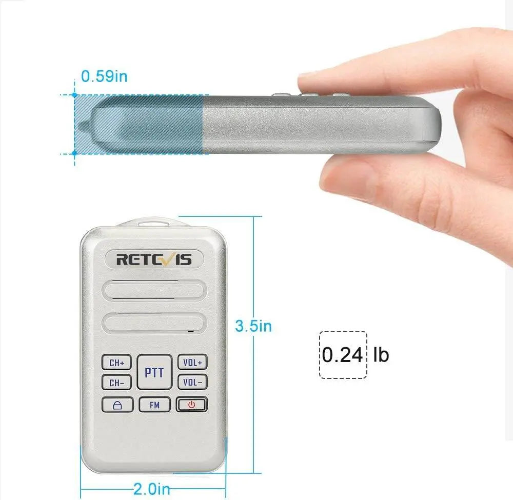 Mini Talkie Walkie Retevis RT20 - Univers Talkie