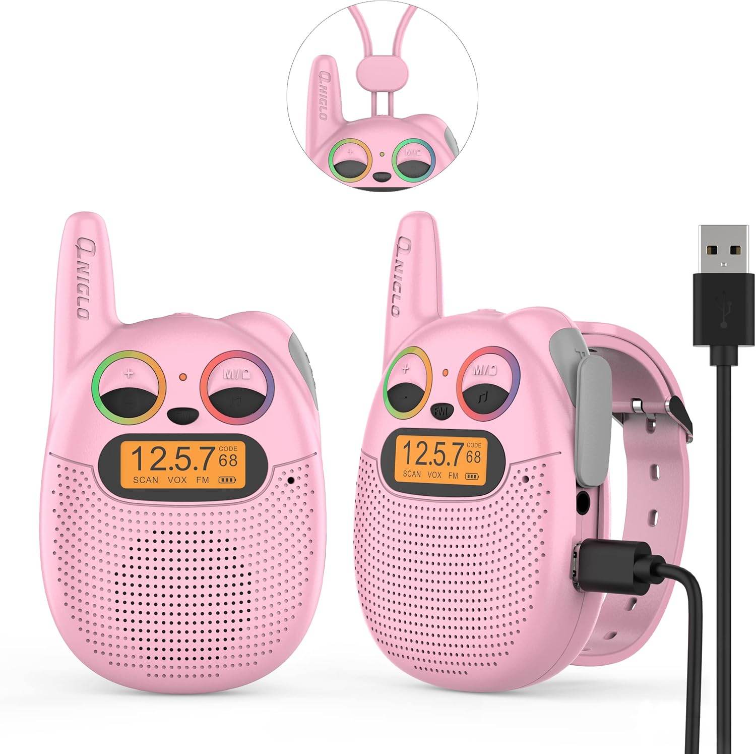 Montre Talkie Walkie Enfant Rose- Univers Talkie