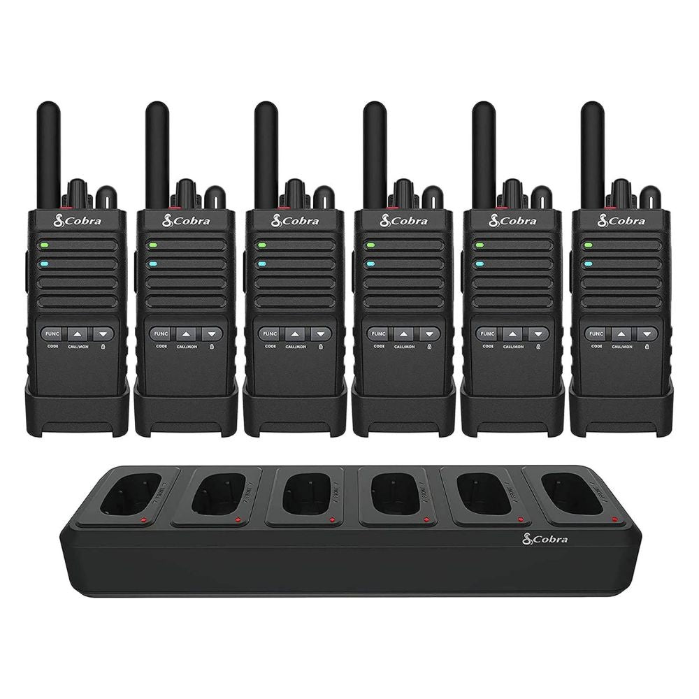 Pack de 6 Talkies Walkies PMR446 Cobra PX650 - Univers Talkie™