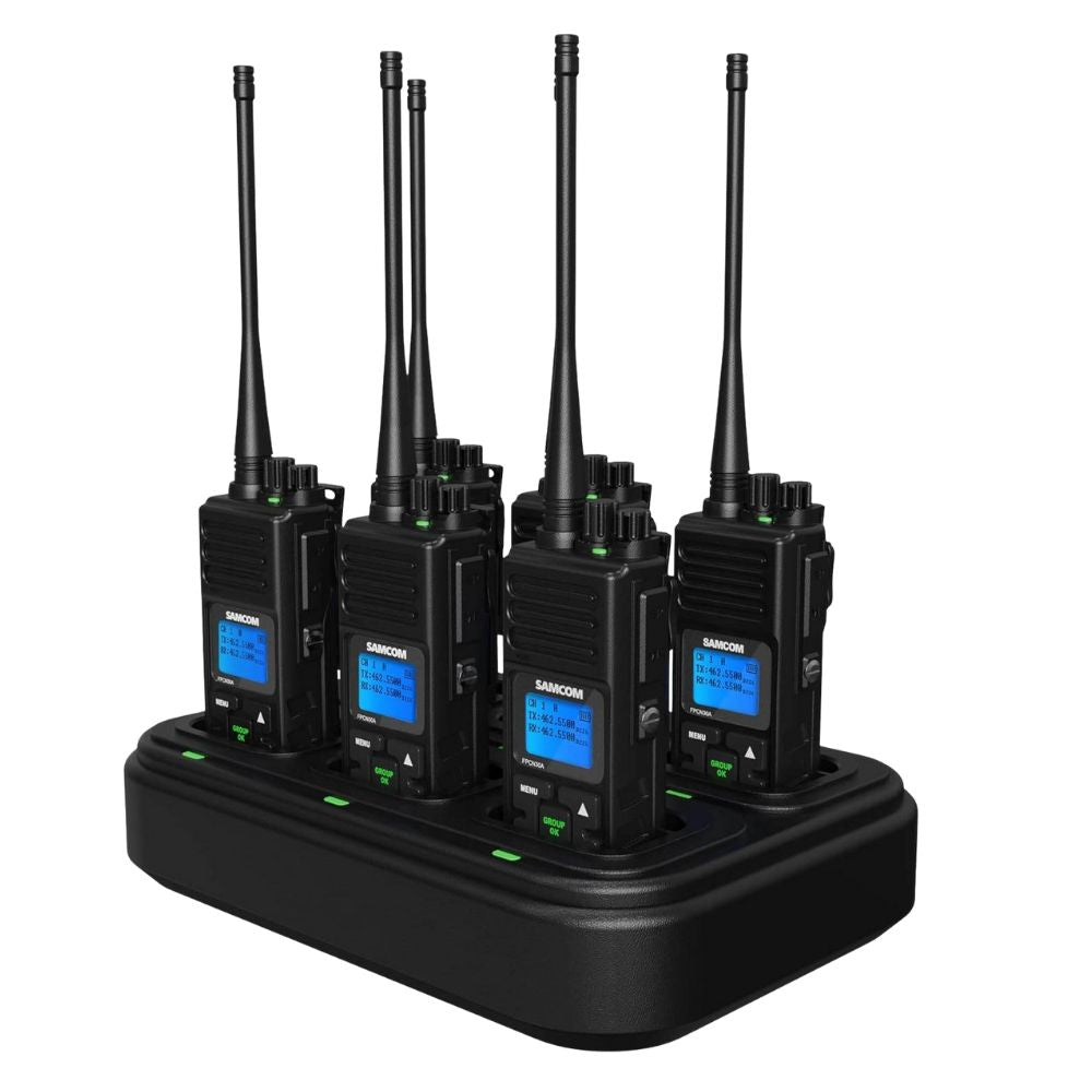 Pack de 6 Talkies Walkies Professionnels SAMCOM - Univers Talkie™