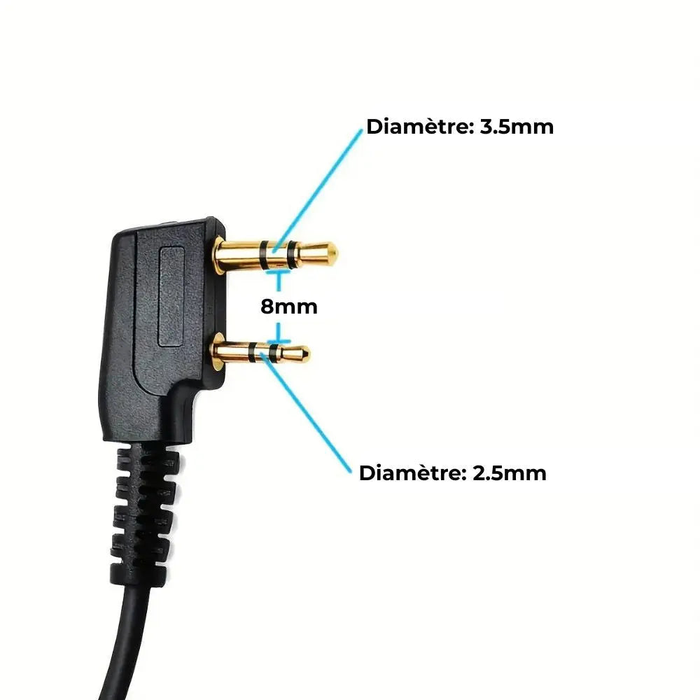 Prise Oreillette Talkie Walkie pour jeu en équipe - Univers Talkie