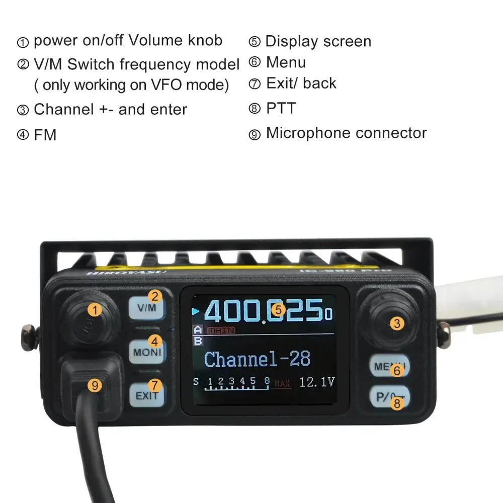 Radio Émetteur Récepteur Fixe HIROYASU IC-980 Pro - Univers Talkie