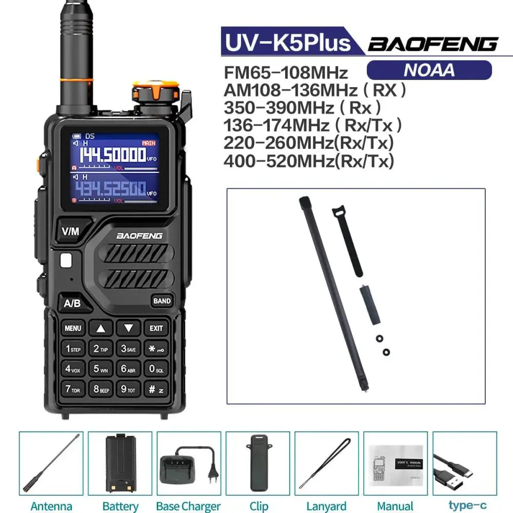 Radio Émetteur Récepteur amateur Baofeng K5PLUS - Univers Talkie