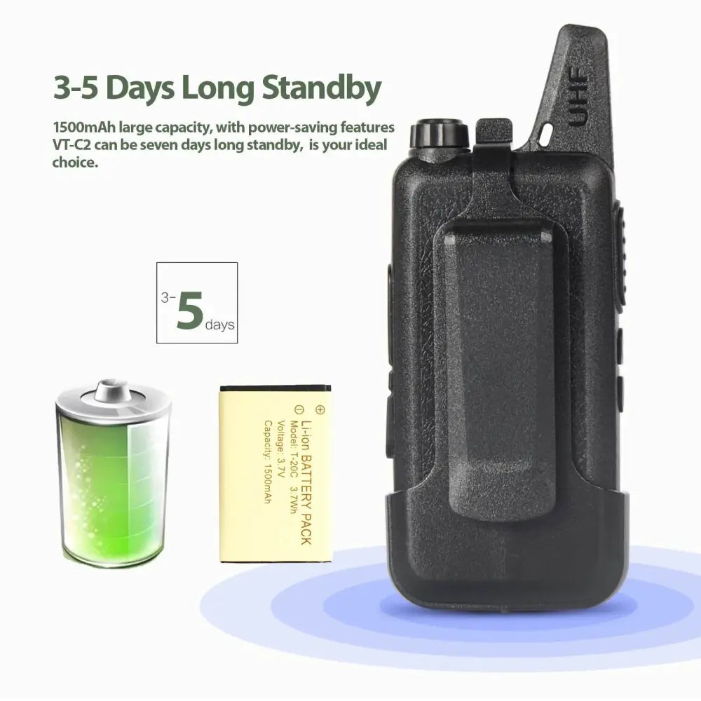 Talkie Walkie Baofeng VT-C2 - Unviers Talkie