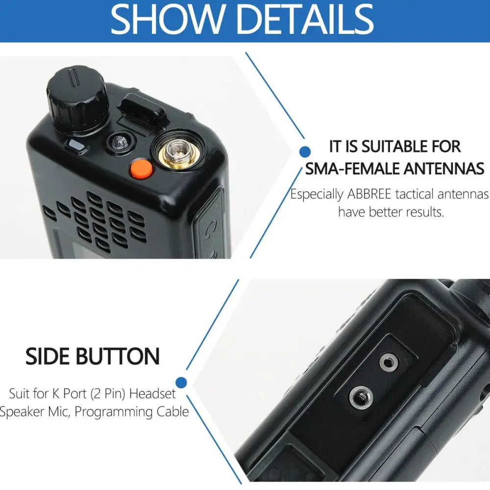 Talkie Walkie longue portée militaire Baofeng AR-152 15W - Unviers Talkie