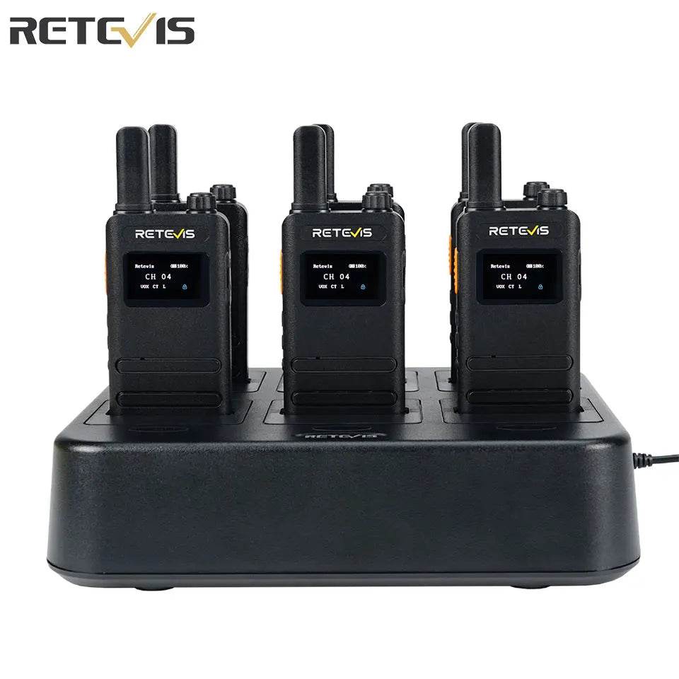 Kit de 6 Talkies Walkies Retevis rechargeables - Unviers Talkie