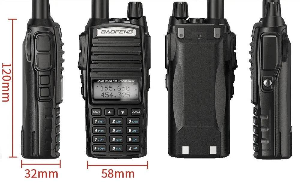 Émetteur Récepteur radio longue portée Baofeng UV 82 - Unviers Talkie