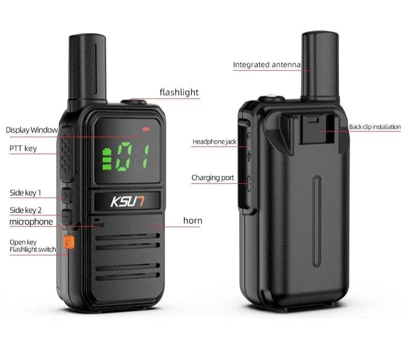 Talkie Walkie enfant rechargeable - Unviers Talkie